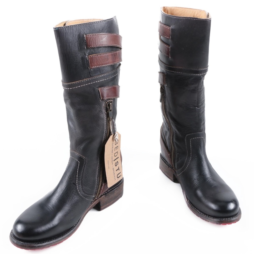 COPY - Bed Stu boot Rock Solid DORSET 7.5 black w…